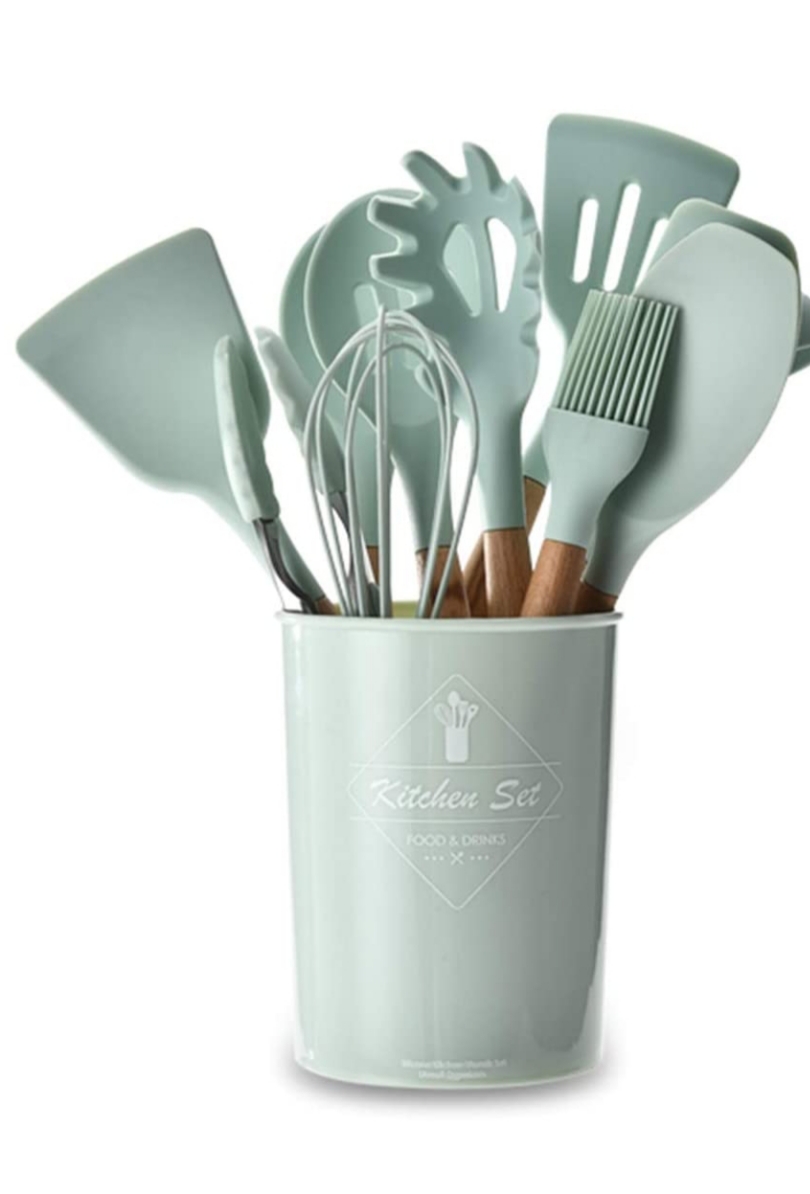 Silicon cooking tools set